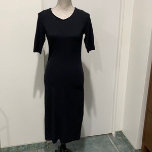 Diane von Furstenberg Black T-Shirt Dress.